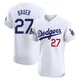 Trevor Bauer ＃27 Los Angeles Dodgers Elite Men's White Home World Series Champions Jersey