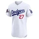 Trevor Bauer ＃27 Los Angeles Dodgers Elite Men's White Home World Series Champions Jersey
