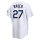 Trevor Bauer ＃27 Los Angeles Dodgers Limited Men's Gold White 2026 Collection Stadium Jersey