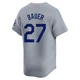 Trevor Bauer ＃27 Los Angeles Dodgers Limited Men's Gray Away Jersey