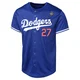 Trevor Bauer ＃27 Los Angeles Dodgers Limited Men's Royal Alternate 2024 World Series Jersey