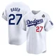 Trevor Bauer ＃27 Los Angeles Dodgers Limited Men's White Home 2024 World Series Jersey