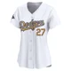 Trevor Bauer ＃27 Los Angeles Dodgers Limited Women's Gold White 2025 Collection Jersey