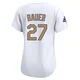 Trevor Bauer ＃27 Los Angeles Dodgers Limited Women's Gold White 2025 Collection Jersey