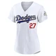 Trevor Bauer ＃27 Los Angeles Dodgers Limited Women's Gold White 2026 Collection Stadium Jersey