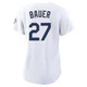 Trevor Bauer ＃27 Los Angeles Dodgers Limited Women's Gold White 2026 Collection Stadium Jersey