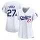 Trevor Bauer ＃27 Los Angeles Dodgers Limited Women's White Home 2024 World Series Champions Jersey