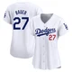 Trevor Bauer ＃27 Los Angeles Dodgers Limited Women's White Home Jersey