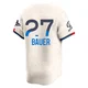 Trevor Bauer ＃27 Los Angeles Dodgers Limited Youth Cream 2024 City Connect World Series Champions Jersey