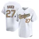Trevor Bauer ＃27 Los Angeles Dodgers Limited Youth Gold White 2025 Collection Jersey