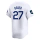Trevor Bauer ＃27 Los Angeles Dodgers Limited Youth White 2024 World Tour Seoul Series Home Jersey