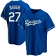 Trevor Bauer ＃27 Los Angeles Dodgers Replica Men's Royal Alternate Jersey