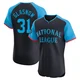 Tyler Glasnow ＃31 Los Angeles Dodgers Elite Men's Navy National League 2024 All-Star Game Jersey