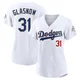 Tyler Glasnow ＃31 Los Angeles Dodgers Limited Women's Gold White 2026 Collection Stadium Jersey