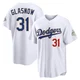 Tyler Glasnow ＃31 Los Angeles Dodgers Limited Youth Gold White 2026 Collection Stadium Jersey