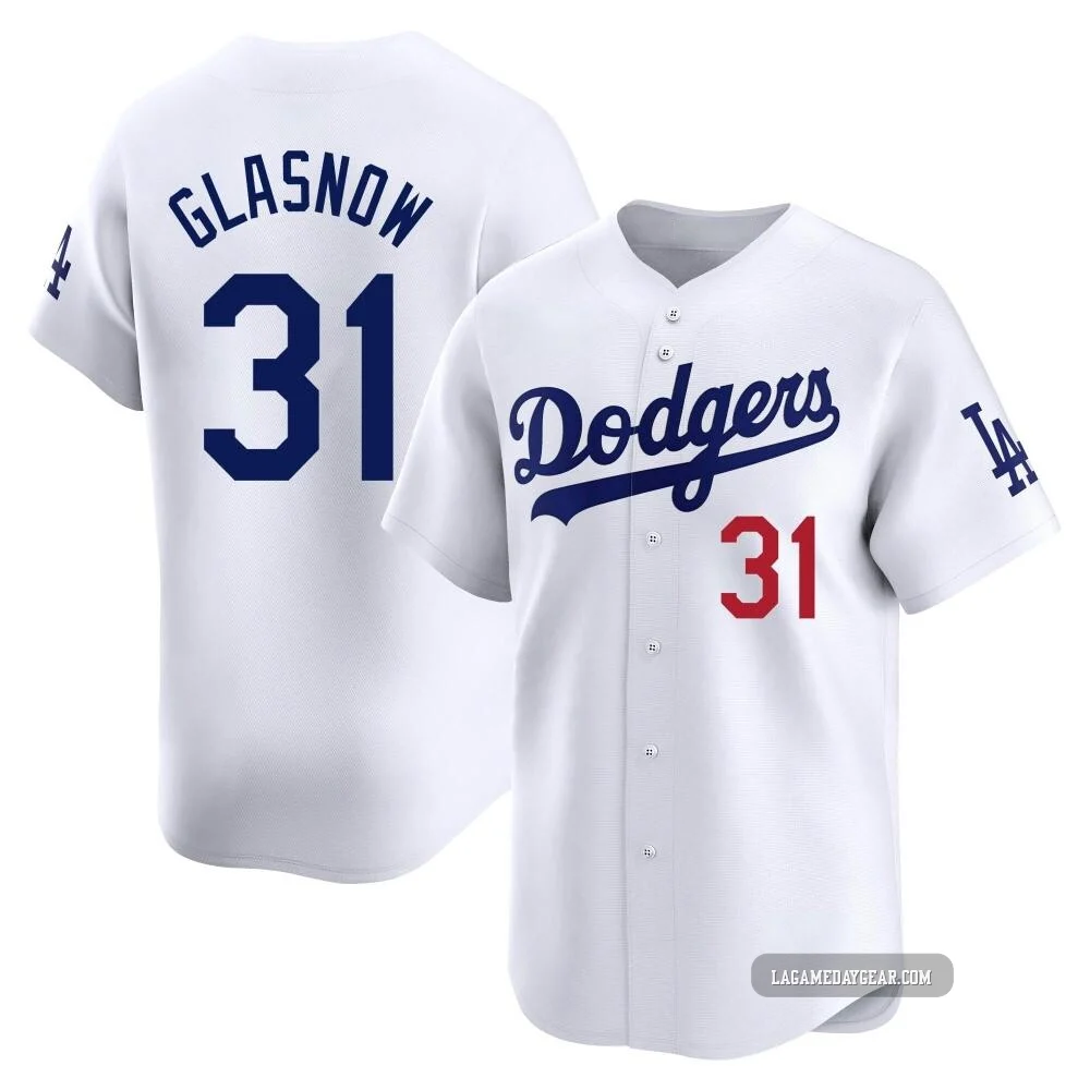 Tyler Glasnow ＃31 Los Angeles Dodgers Limited Youth White Home Jersey