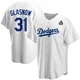 Tyler Glasnow ＃31 Los Angeles Dodgers Replica Youth White Home 2024 World Series Jersey