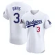 Willie Davis ＃3 Los Angeles Dodgers Elite Men's White Home World Series Champions Jersey