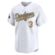 Willie Davis ＃3 Los Angeles Dodgers Limited Men's Gold White 2025 Collection Jersey