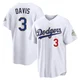 Willie Davis ＃3 Los Angeles Dodgers Limited Men's Gold White 2026 Collection Stadium Jersey