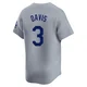 Willie Davis ＃3 Los Angeles Dodgers Limited Men's Gray Away Jersey