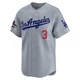 Willie Davis ＃3 Los Angeles Dodgers Limited Men's Gray Away World Series Champions Jersey