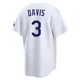 Willie Davis ＃3 Los Angeles Dodgers Limited Men's White Home Stadium Jersey