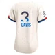 Willie Davis ＃3 Los Angeles Dodgers Limited Women's Cream 2024 City Connect Jersey