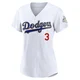 Willie Davis ＃3 Los Angeles Dodgers Limited Women's Gold White 2026 Collection Stadium Jersey