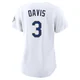 Willie Davis ＃3 Los Angeles Dodgers Limited Women's Gold White 2026 Collection Stadium Jersey