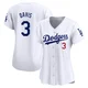 Willie Davis ＃3 Los Angeles Dodgers Limited Women's White Home Jersey