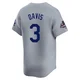 Willie Davis ＃3 Los Angeles Dodgers Limited Youth Gray Away World Series Champions Jersey