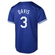 Willie Davis ＃3 Los Angeles Dodgers Limited Youth Royal Alternate Jersey
