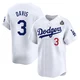 Willie Davis ＃3 Los Angeles Dodgers Limited Youth White Home 2024 World Series Jersey