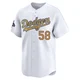 Wyatt Mills ＃58 Los Angeles Dodgers Limited Men's Gold White 2025 Collection Jersey