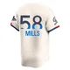 Wyatt Mills ＃58 Los Angeles Dodgers Limited Youth Cream 2024 City Connect World Series Champions Jersey