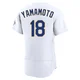 Yoshinobu Yamamoto ＃18 Los Angeles Dodgers Authentic Men's Gold White 2026 Collection Jersey
