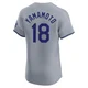Yoshinobu Yamamoto ＃18 Los Angeles Dodgers Elite Men's Gray Road Jersey