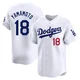 Yoshinobu Yamamoto ＃18 Los Angeles Dodgers Limited Men's White Home Jersey