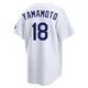 Yoshinobu Yamamoto ＃18 Los Angeles Dodgers Limited Men's White Home Stadium Jersey