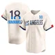 Yoshinobu Yamamoto ＃18 Los Angeles Dodgers Limited Youth Cream 2024 City Connect Jersey