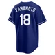 Yoshinobu Yamamoto ＃18 Los Angeles Dodgers Limited Youth Royal Alternate Stadium Jersey